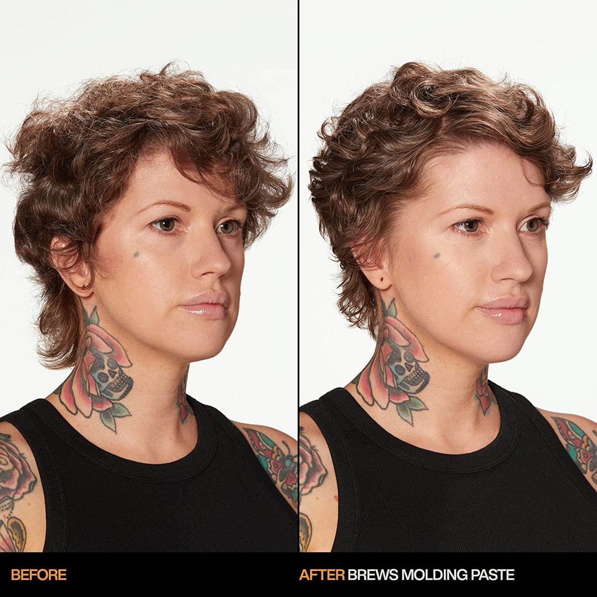 Pâte à Coiffer Redken Brews 170g ouverte montrant la texture