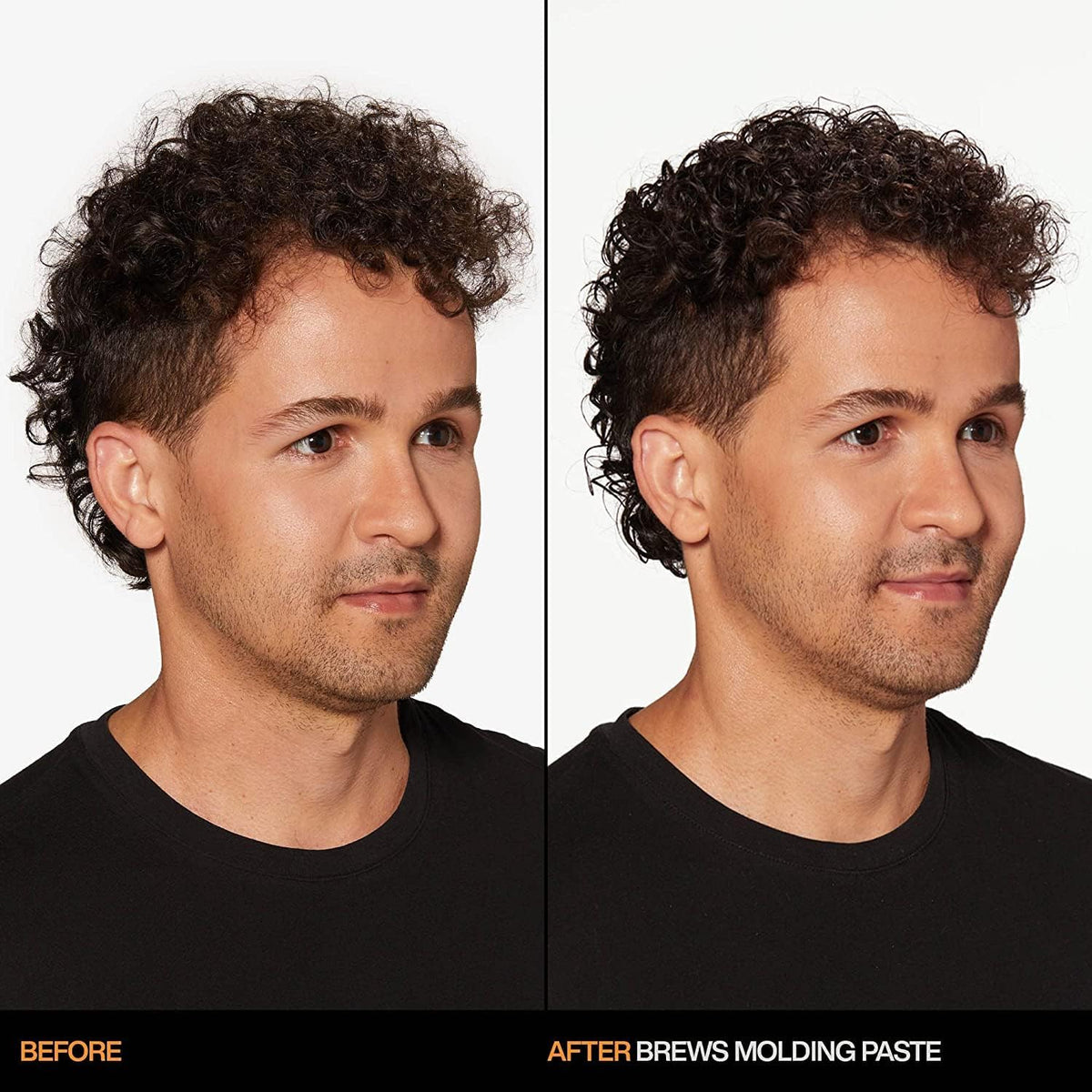 Pâte à Coiffer Redken Brews 170g sur une coiffeuse en bois