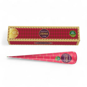 Pâte à tatouage temporaire Zenia cône marron rougeâtre avant
