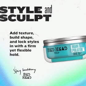 Pâte Coiffante Bed Head Manipulator 170g ouverte avec texture