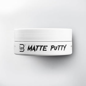 Pâte coiffante mat L3 5 oz côté avec étiquette