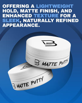 Pâte coiffante mat L3 5 oz sur fond neutre