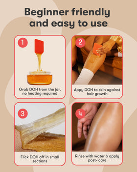 Pâte de cire sucre SUGARDOH à température ambiante