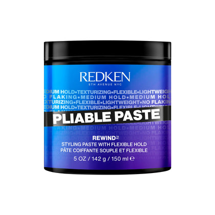 Pâte de coiffage Pliable Paste Redken 200g vue de face