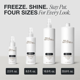 Paul Mitchell Freeze and Shine Laque sur fond uni