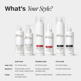 Paul Mitchell Laque Super Clean 9,5 oz sur une coiffeuse