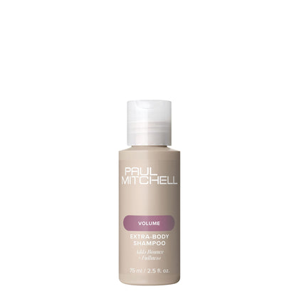 Paul Mitchell Shampoo Extra-Body 100g vue de face avec étiquette