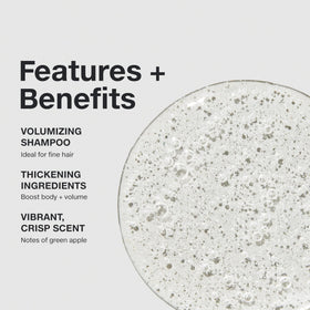 Paul Mitchell Shampoo Extra-Body sur un fond neutre