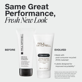 Paul Mitchell Super Clean Sculpting Gel 168g vue arrière