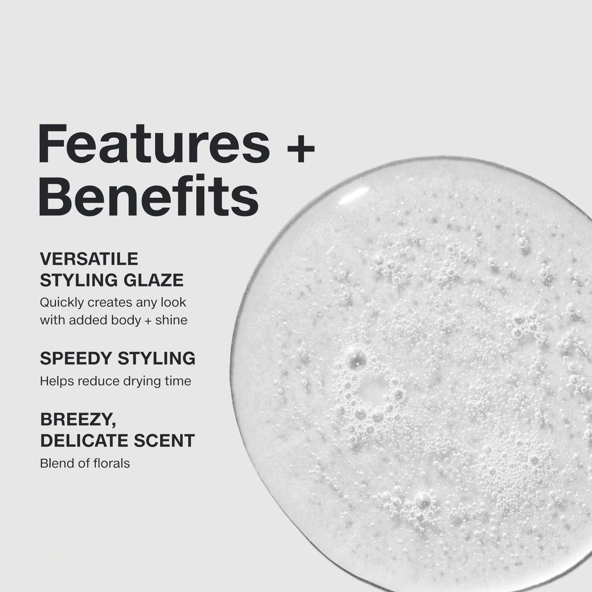 Paul Mitchell Super Sculpt Glaze 16,9 fl oz côté montrant la texture