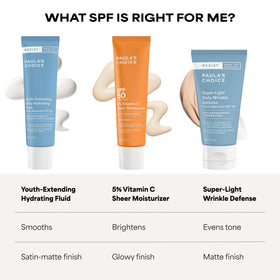 Paula's Choice Crème Visage Tannante SPF 30 texture crémeuse