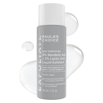 Paula's Choice Exfoliant Liquide 6% Acide Mandélique 2% Acide Lactique vue de face