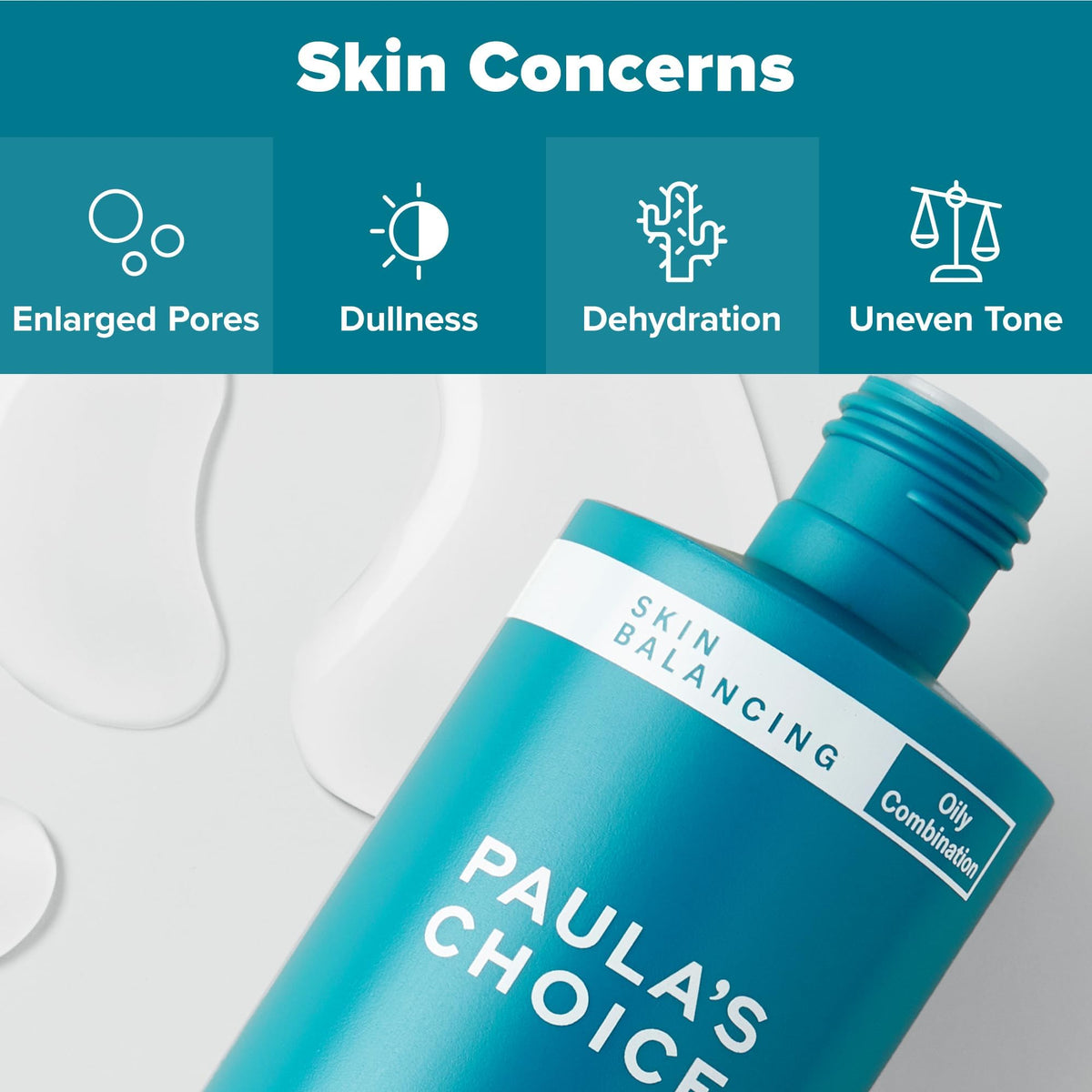 Paula's Choice Tonique Visage Niacinamide 400g avec goutte de produit