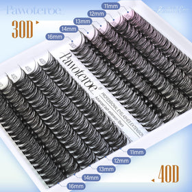 Pawotence Faux Cils Individuels sur un fond neutre