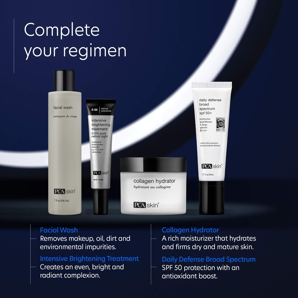 PCA SKIN Traitement Éclaircissant Intensif 50g avec étiquette visible
