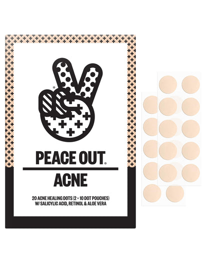 PEACE OUT Patchs Anti-Acné Hydrocolloïdes boîte avant vue