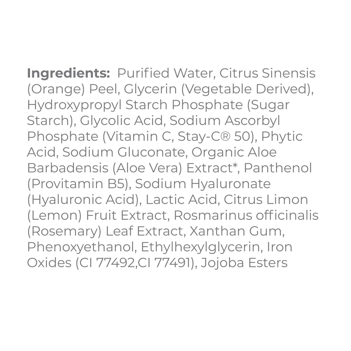 Peeling Éclat Instantané à la Vitamine C, 231g avec accessoires de soin