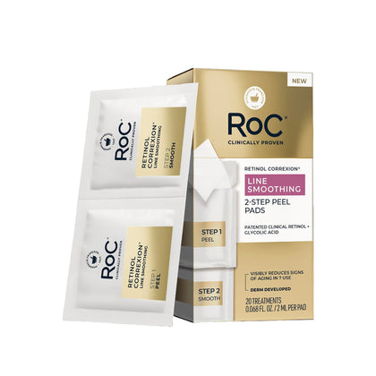 Peeling en 2 étapes RoC, vue avant avec emballage