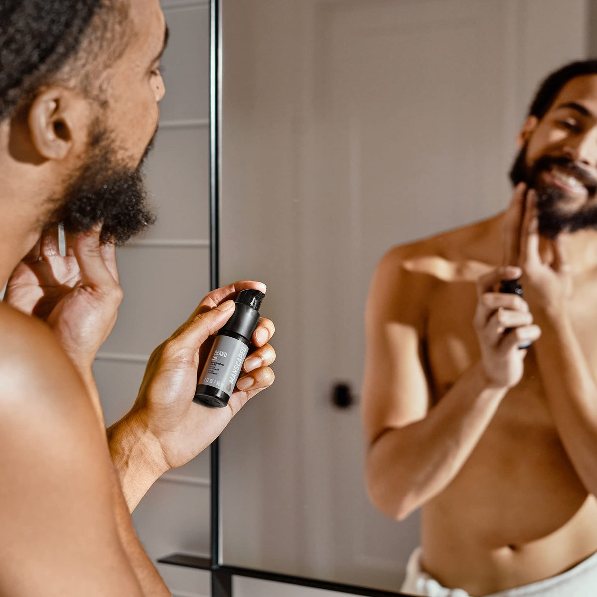 Peigne à barbe en bois de hêtre MANSCAPED