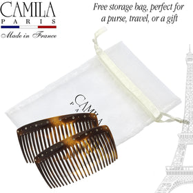 Peigne à cheveux Camila avec démonstration d'utilisation
