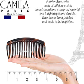 Peigne à cheveux Camila dans les cheveux d'une femme
