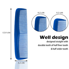 Peigne à dents fines Soft 'N Style en bleu marine