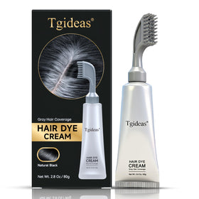 Peigne colorant Tgideas pour cheveux noir 141g vue avant