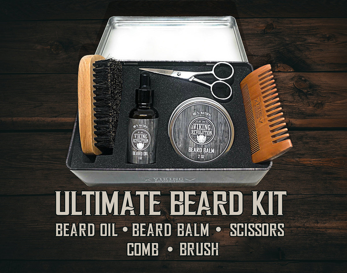 Peigne de poche à double face du kit de barbe Viking Revolution