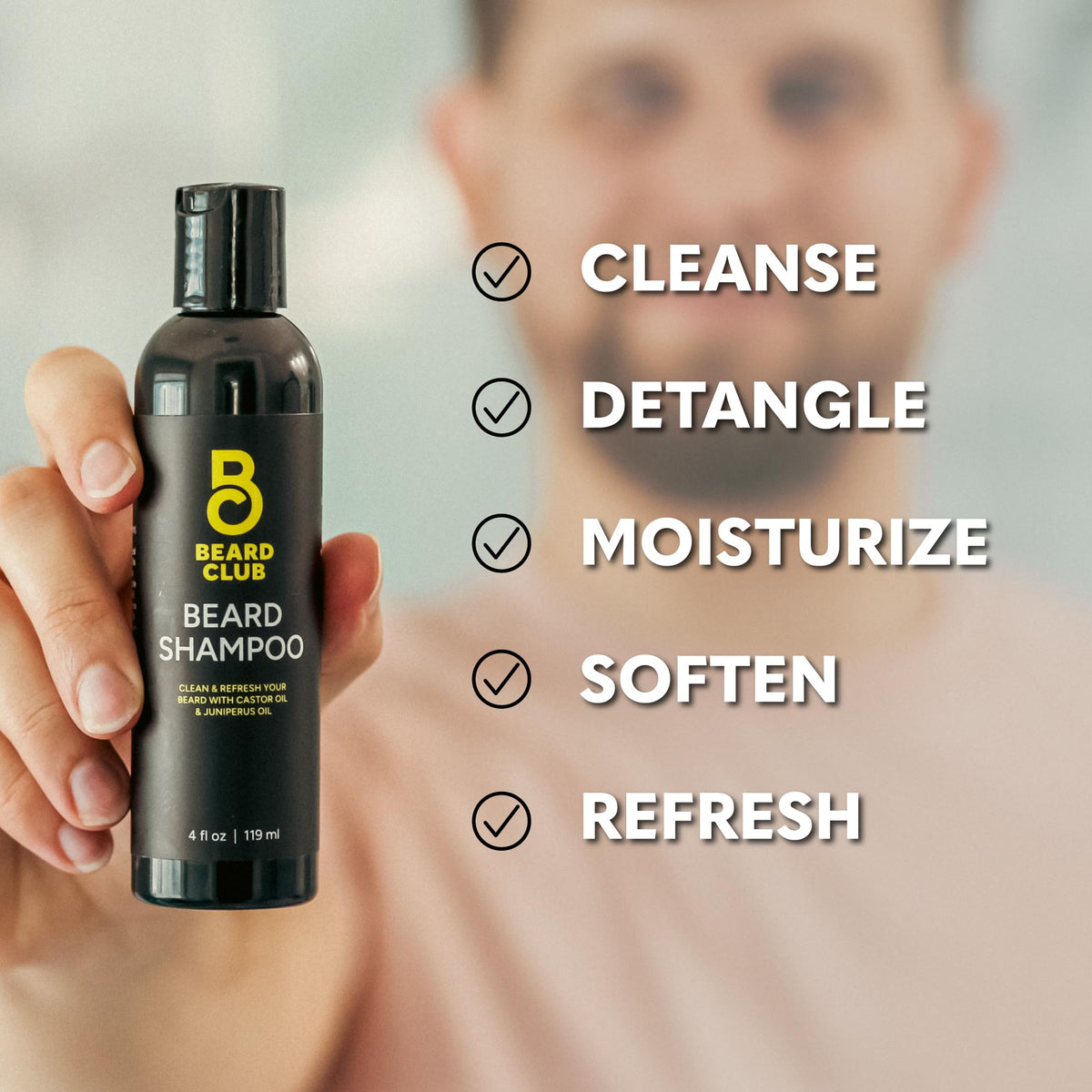 Peigne en bois ergonomique du Kit Premium pour Barbe