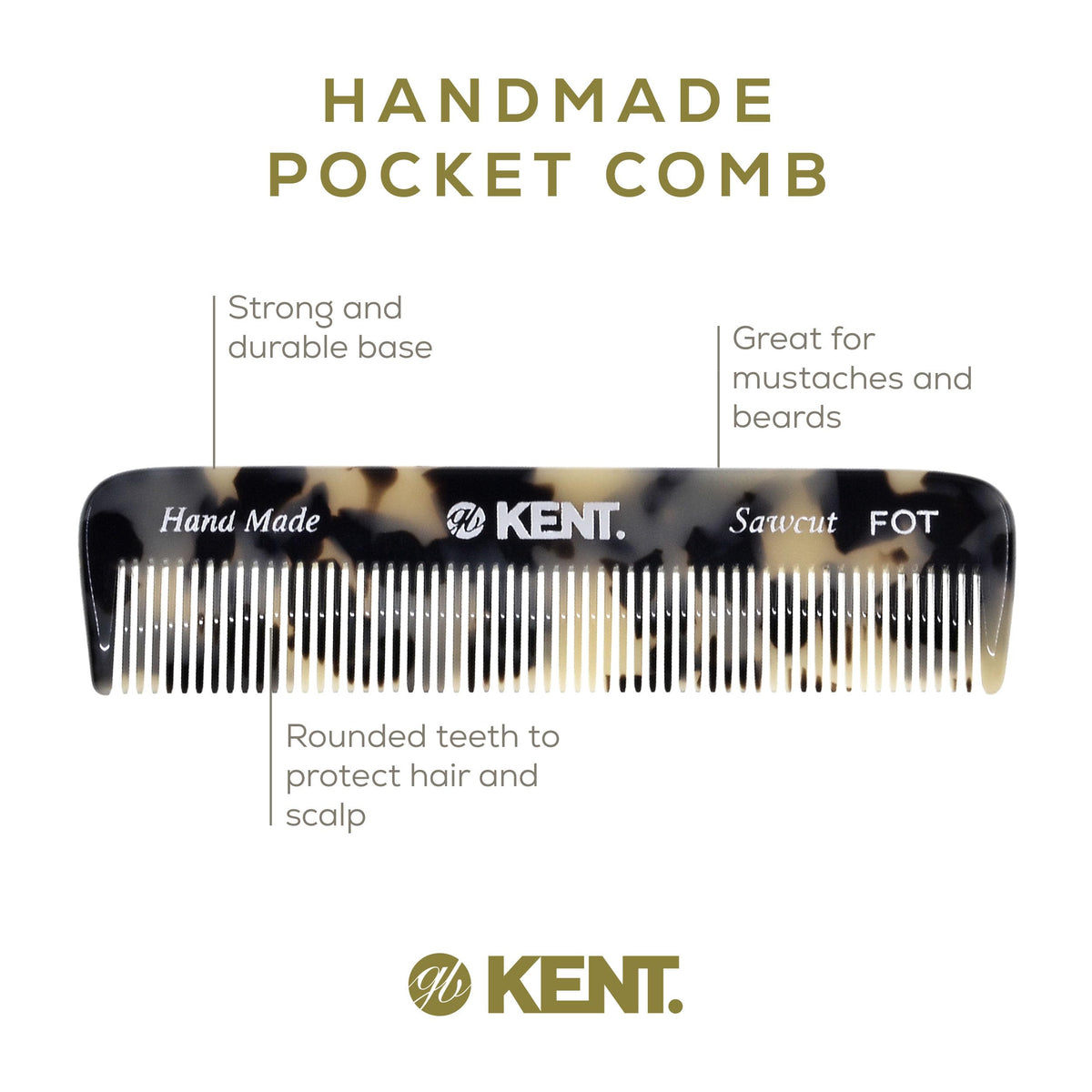 Peigne KENT dans une poche de jean