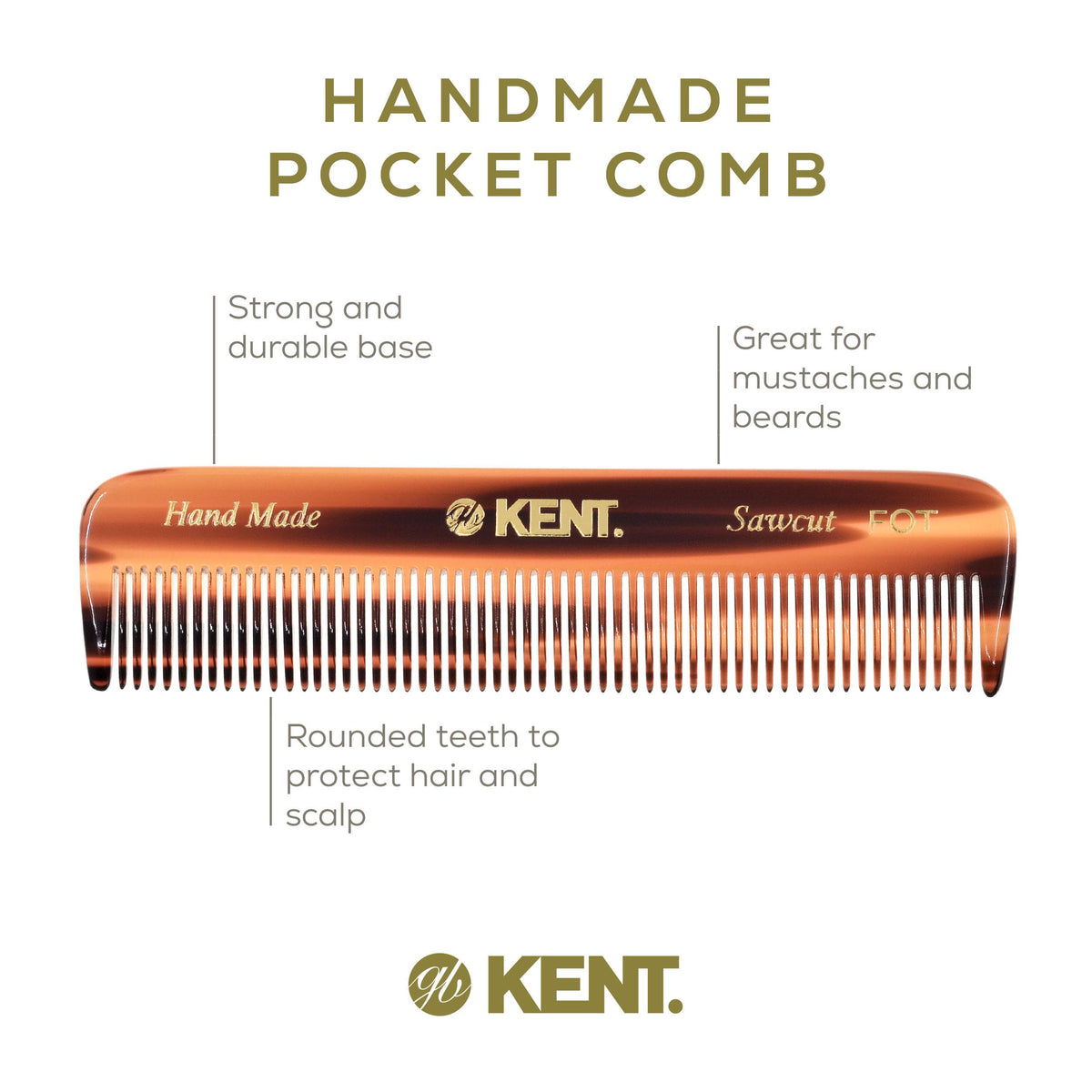 Peigne KENT dans une poche de jean