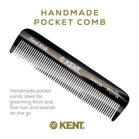 Peigne KENT noir graphite dans une poche