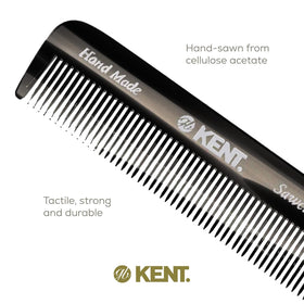 Peigne KENT noir graphite utilisé sur cheveux