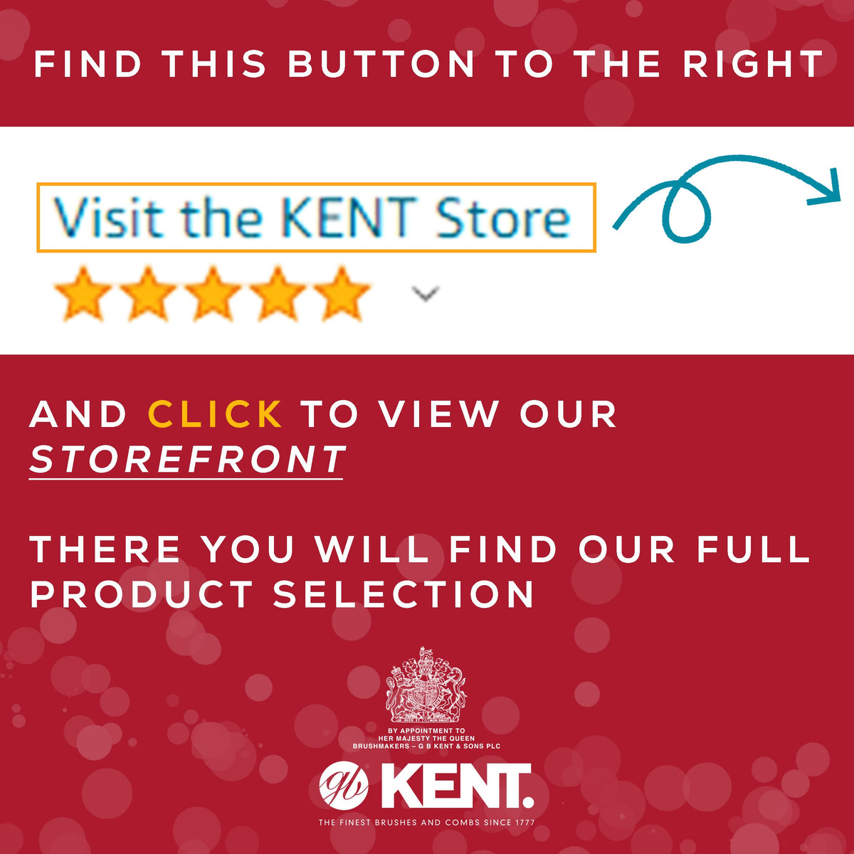 Peigne KENT utilisé pour coiffer une moustache