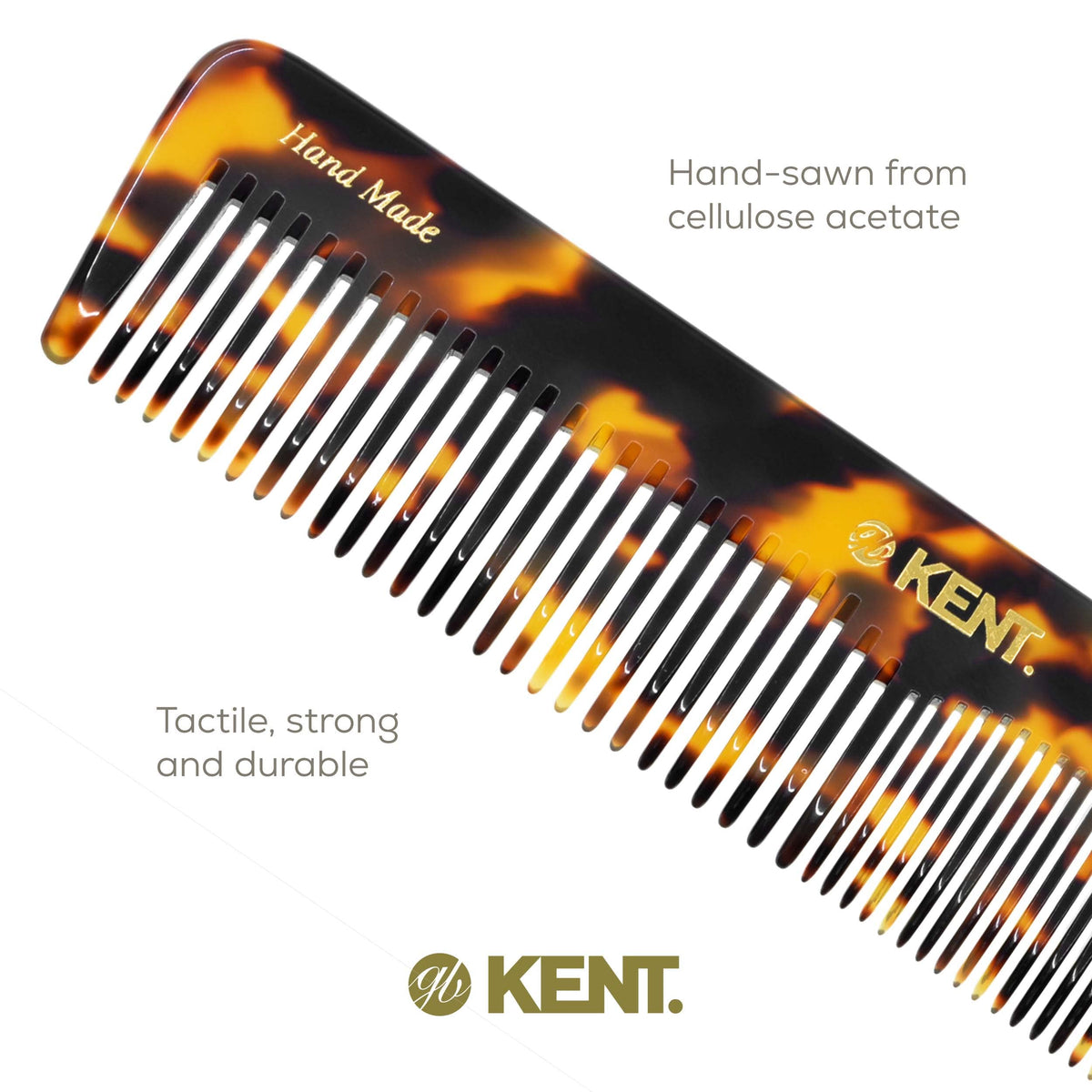 Peigne KENT utilisé pour démêler des cheveux bouclés