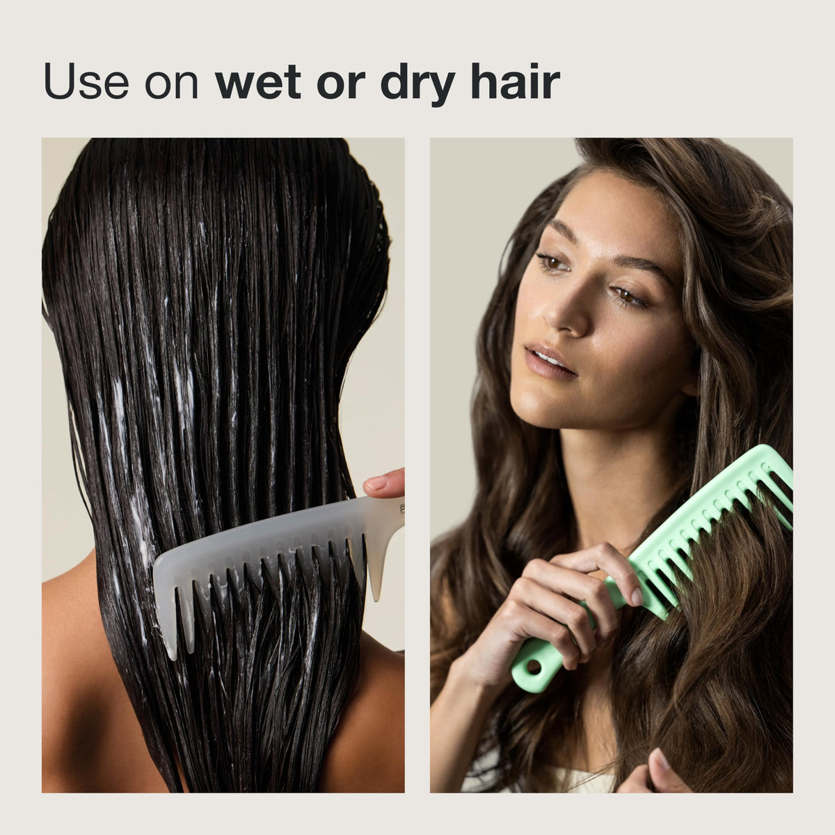 Peigne Paul Mitchell utilisé sur cheveux humides