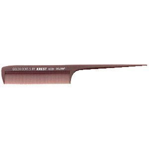 Peigne Rattail Goldilocks G5 de Krest couleur bordeaux vue de face