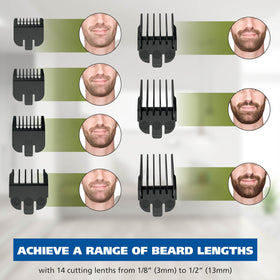 Peignes de guidage de la tondeuse à barbe Wahl Groomsman
