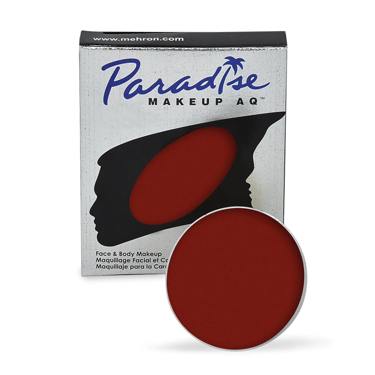 Peinture de visage et corps Mehron rouge 18g vue de face