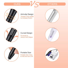 Perceuse à ongles COSITTE connectée à un ordinateur portable