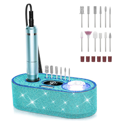 Perceuse à ongles JOSGLOI 40000RPM vue avant avec écran intelligent