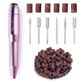 Perceuse à ongles MelodySusie PC120B vue de face avec adaptateur AC
