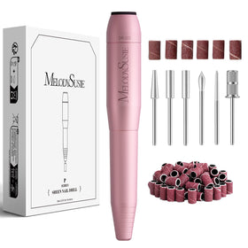 Perceuse à Ongles MelodySusie PC120I vue avant avec mèches en métal