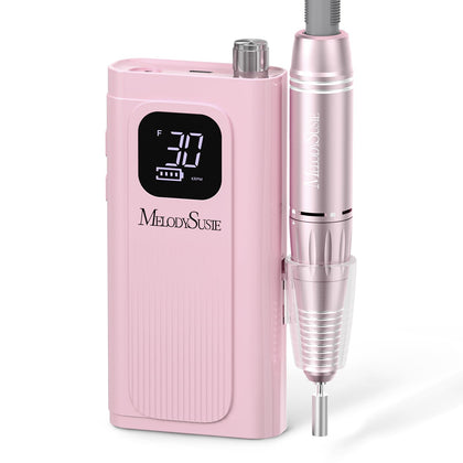 Perceuse à ongles MelodySusie SC300F en rose avec affichage LED