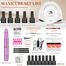 Perceuse à ongles portable YALSYNY avec embouts et bandes de ponçage