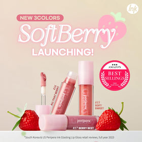 Peripera Ink Glasting Lip Gloss 016 ALL THAT BERRY applicateur 4XL
