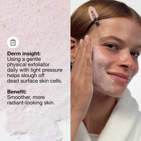 Perles de bambou dans le gel nettoyant exfoliant Clinique