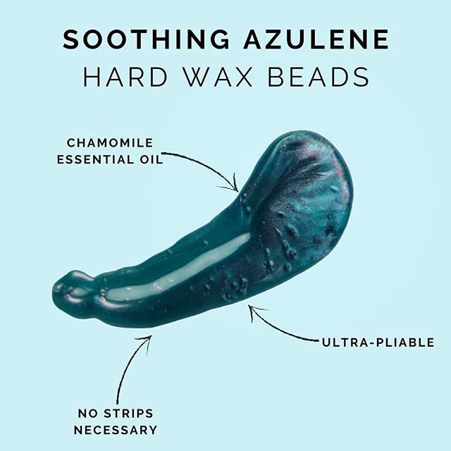 Perles de cire Azulène GIGI en gros plan