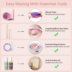 Perles de cire BLITZWAX avec texture douce