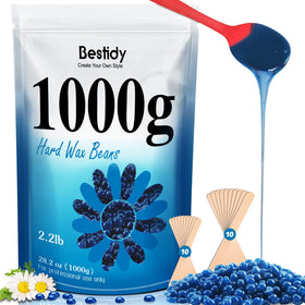 Perles de cire dure Bestidy 1000g vue de face